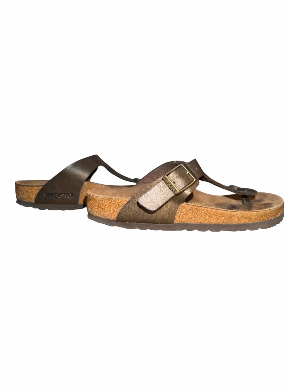 Birkenstock Gizeh Sandals Women’s Size 38 US 7 Made in Germany Oiled Leather